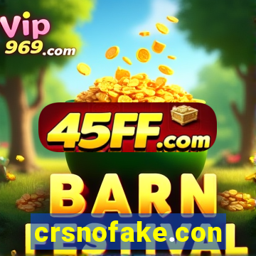 crsnofake.con